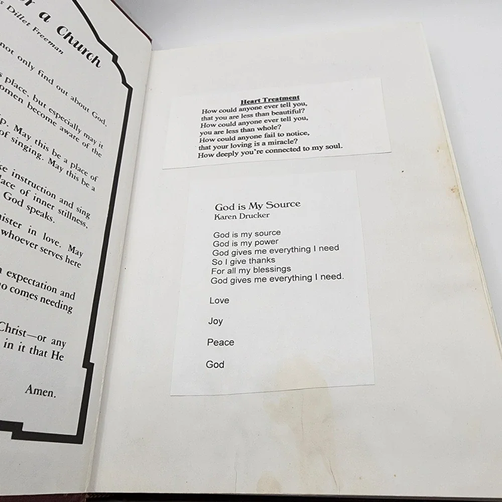 Wings of Song Hardcover Hymnal Unity Congregational Music Songbook‎ 1993